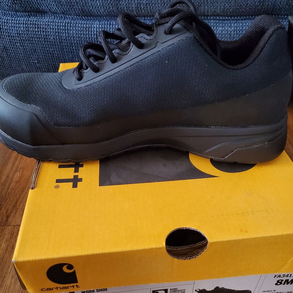 Carhartt Women's Force SD Nano Composite Toe Work Shoe Size 8 Black